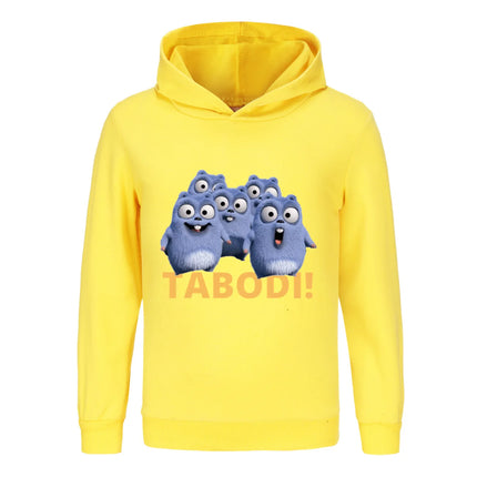 Funny Cartoon Grizzly Bear Clothes Kids Grizzy and The Lemmings Hoodie Boys Graphic Sweatshirt Baby Girls Pullover Hooded Jumper