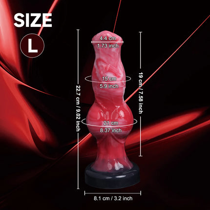 Huge Silicone Animal Dog Dildos Realistic Big Knot Penis Female Vaginal Masturbation Device Anal Plug Adults Sex Toys For Men18+