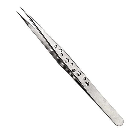 Electronics Industrial Tweezers Precision  Anti-static Curved Straight Tip Stainless Forceps Phone Repair Hand Tool