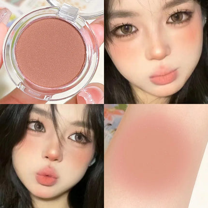 Face Waterproof Face Contouring Cosmetics Blush Matte Natural Cheek Tint Brighten Blusher Powder Women Makeup Tools