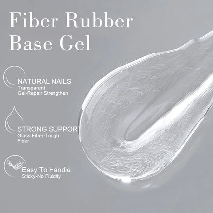 10ml Fiber Repair Base Gel for Damaged Thin Nails Founctional Nail Gel Polish Soak Off Vanish Nail Art Manicure Tool