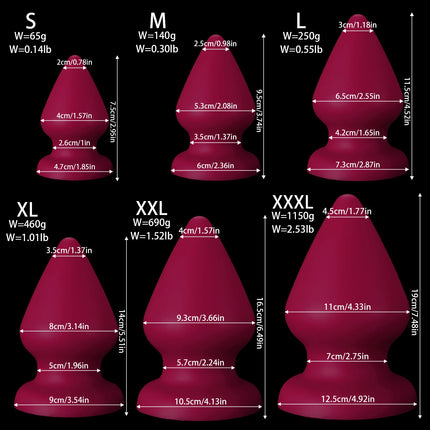 Fisting Butt Plug Training Dilator XXXL Small Huge Anal Plug Super Soft Anal Toys Suction Cup Big Sex Toy For Men Women Buttplug