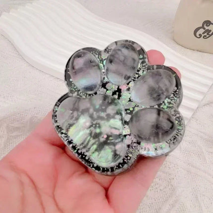 Halloween Dark Starry Sky Series Cat Claw Squishy Fidget Toy Cute Cat Paw Silicone Slow Rebound Pinch Decompression Toy