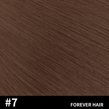 FOREVER HAIR 50g/pc 16" 18" 20" Remy Human Hair Weft Dark Brown European Straight Hair Extensions Natural Luxury Hair Weave
