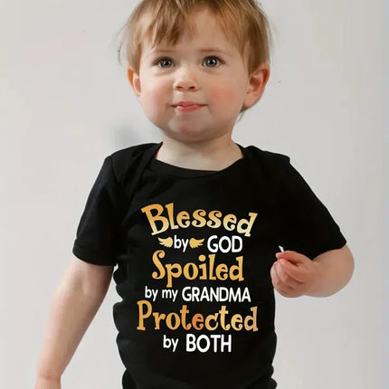 Newborn Baby Boy Girl Clothes My Mom Thinks She Is in Charge That's So Cute Funny Letter Printed Infant Rompers Baby Outfits