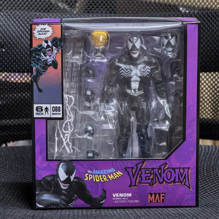 Mafex 088 Spider-Man Venom Action Figure Venom Comic Ver Carnage Venom Change Face Statue Joint Movable Collection Model Toys