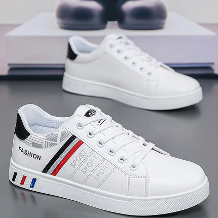 Spring and Autumn Men's Shoes New Style Low-Top Lightweight Large Size Trendy Shoes Student Fashion Versatile Thick-Soled Sports Shoes Casual Sneakers