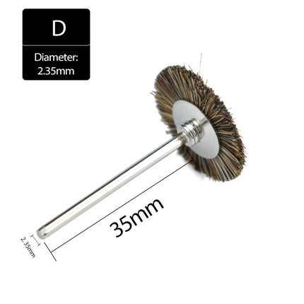 2.35MmX10Pcs Dental Polishing Wheel Wool Cotton Polishing Brushes Polishers for Rotary Tools Jewelry Buffing Polishing Wheel