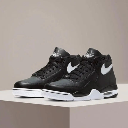 Nike Flight Legacy Mid-Top Retro Basketball Shoes with Slip-Resistant, Durable, and Cushioned Construction Unisex BQ4212-002