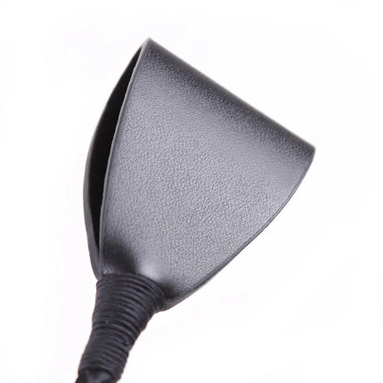 30-60CM Black PU Leather Spanking Paddle Long Whip Flirting BDSM Flogger Sex Toys For Woman G Spot Sex Shop