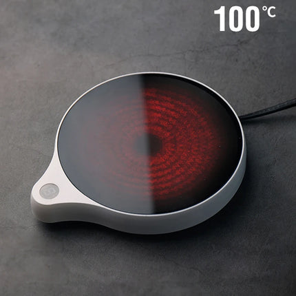 110V/220V Cup Heater Mug Warmer 100°C Hot Tea Makers Warmer Coaster 5 Gear Temperature Cup Heaters Coffee Milk Tea Heating Pad