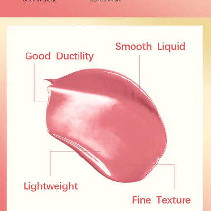 4 Color Liquid Blush 5ml Long-Lasting & Blendable Vegan Cheek TintNatural Flush to Bold Glow | Dewy & Matte Finish Face Makeup