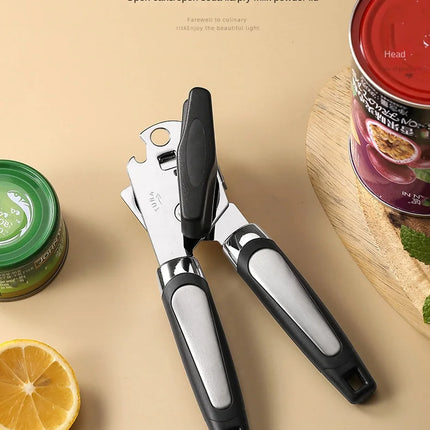 Professional Iron Manual Can Opener Multifunctional Stainless Steel Beer Handle Can Opener Kitchen Gadgets Bottle Openers Jar