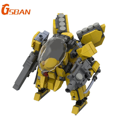 GSBAN Game AF-05 Fighter Armor War Machine Robots 321PCS MOC Model Building Blocks Toys for DIY Robots Toy  Gifts