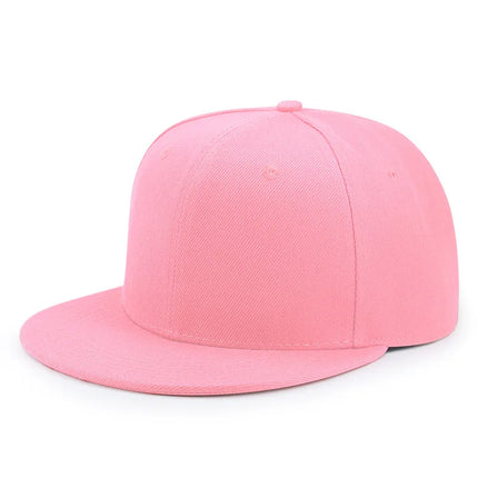 Baseball Caps For Men Women Unisex Hip Hop Solid Color Flat Brim Snapback Hats For Women Spring Summer Sun Hat Street Dance Kpop