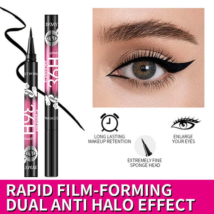 2/5/10pcs Black waterproof sweat-proof eyeliner pencil set, long-lasting and non-smudging beginners perfect gift for beginners