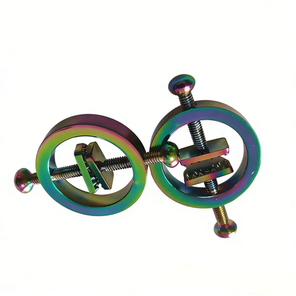Metal Nipples Clips Labium Clamps Clitoris Stimulation Breast Sucker 8 Modes Electric Shock Sex Toys for Women Men Couples Games