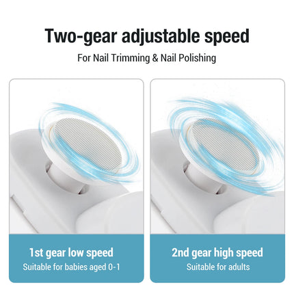 Electric Nail Clippers 2 in 1 Nail Trimmer Automatic Nail Cutter Manicure For Adult Care Scissors Body Tools