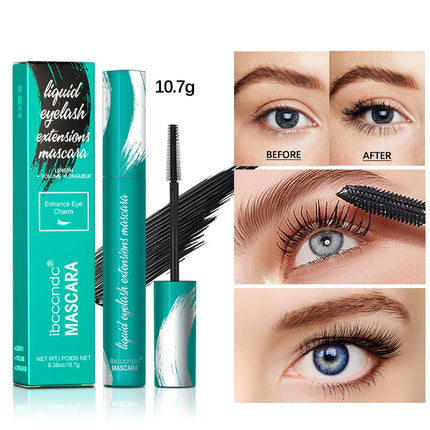 Waterproof Mascara Lash Curling Thick Lengthening Volumizing Eyelash Extension Long-Wearing Sweat-proof Black Mascara Eye Makeup