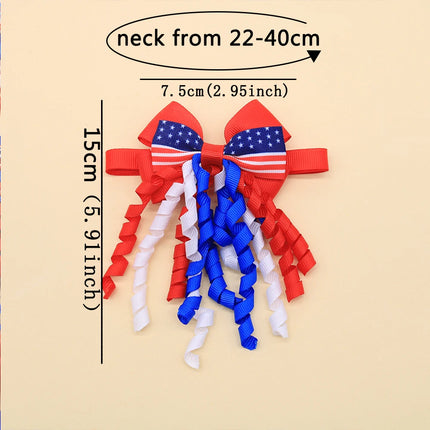 50PCS Puppy Bowties For July 4th Independence Day Adjustable Pet Dog Bow Ties Fashion Cat Neckties For Dog Pet Grooming Products