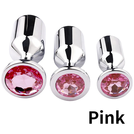 Runyu Sexy Adult Metal Anal Plug Penetration-Anal Adult Toys Fetish Butt Plug Sexy Gadgets Erotic Products But Pluk SM Sex Toys