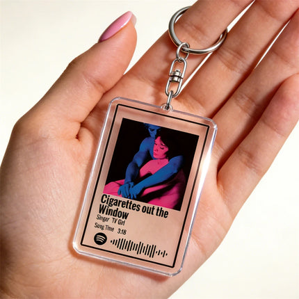 TV Girl Songs Keychains for Women Accessories Bag Cigarettes Out The Window Lovers Rock Not Allowed Keying Jewelry Fans Gifts