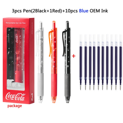 KACO Coca Cola & Treasure Co Branded Gel Ink Pen High Capacity Quick Drying Glacier Explores Writing,Office,Exam Stationery Pens