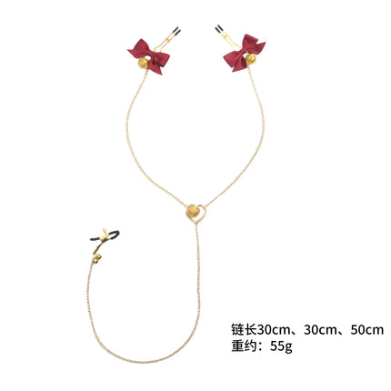 Nipple Clamps for Adult Use Breast Clamps for Chest  Enticing Nipple Stimulation Adjustable Bell Nipple Clamps Female Sex Toys