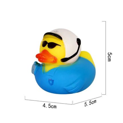 Toddler Baby Play Water Toys Little Yellow Duck Bath Toy Squeeze Sound Rubber Ducky Toys Kids Swimming Funny Toys