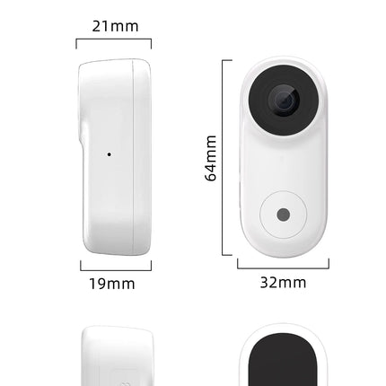 Lenovo Magnetic Pocket Mini Camera Waterproof 1080P HD Action Cam for Motorcycle Helmet Riding Outdoor Sports Video Recorder