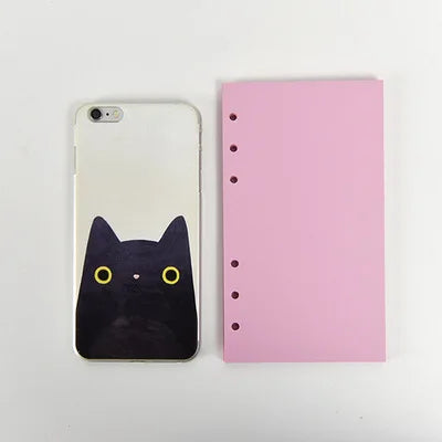 2026 40Sheet Kawaii A5 A6 Loose Leaf Notebook Refill Spiral Binder Index Paper Inner Pages Daily Planner Line Grid Blank Agenda