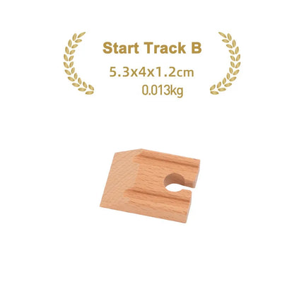 Kinds Of Wooden Track Accessories Beech Wood Railway Train Track Toys Fit for Biro All Brands Wooden Tracks Kids Education Toys