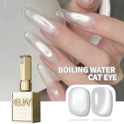 15ML Rainbow Cat Eye Nail Polish Gel Phototherapeutic Gel Soak Off Nail Magnetic Gel Polish Nail Art DlY For Salon At Home