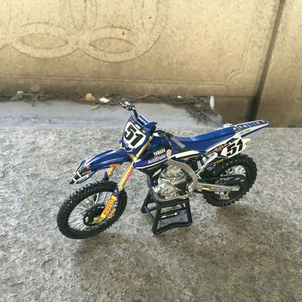 1:12 Yama Ha No. 51 Two-wheel Electric Motorcycle Off-road Racing Car Simulation Alloy Model Toy Collectible No Packaging