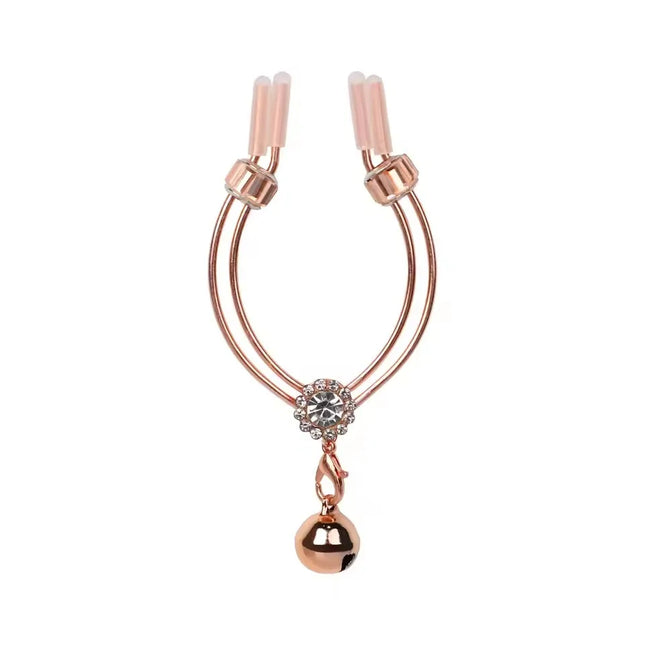 Female Adjustable Clitoris Nipple Clamp With Bell Stimulator Supplies Erotic Toys Punishment Devices Training Aids Sex Toys