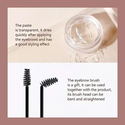 3D Eyebrow Styling Cream Waterproof Quick-drying Make up Eyebrow Sculpt Soap Natural Wild Brows Pomade Setting Gel Wax Wholesale