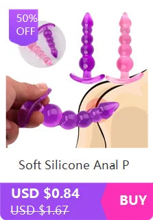 Dual-use Anal Plug Silicone Vaginal Muscle Training Dilator Anal Butt Plug vaginal plug Female vaginal spasm male Masturbation