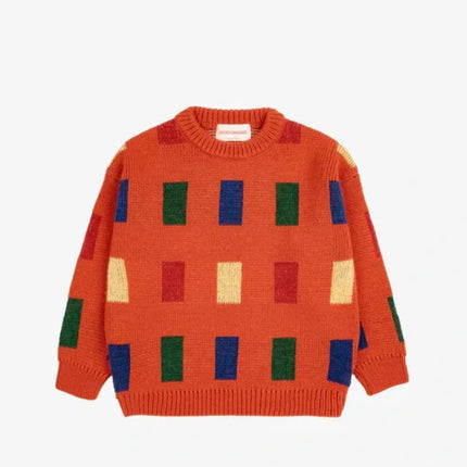 2025 New BC Round Neck Pullover Warm Sweater for Boys and Girls Children's Clothing Animal Cartoon Pattern Warm Birthday Party