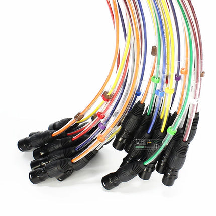 Professional 4/8/12/16/24 Channel XLR Snake Cable, Male to Female, Shielded Audio Extension for Stage Studio Mixer