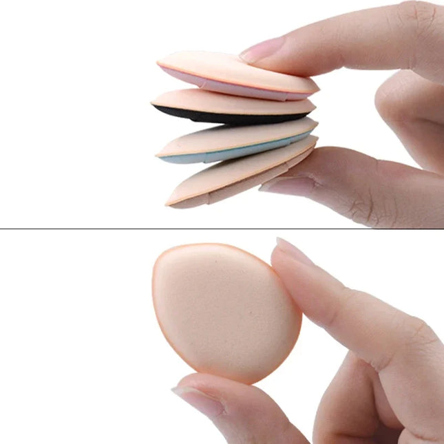 3/10Pcs Mini Finger Puff Foundation Small Air Cushion Powder Sponge Face Concealer BB Cream Cosmetic Applicator Makeup Tools