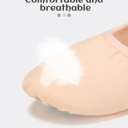 Women Ballet Shoes Girls Dance Slippers Split Sole Gymnastics Yoga Dancing Shoes Canvas Children Adult Ballerina Shoes