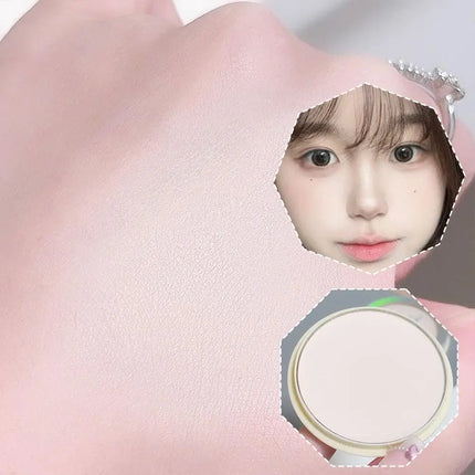 Soft Focus Makeup Natural Brightening Oil Control Concealer Waterproof Sweat Proof Longlasting Setting Powder Facial Cosmetics