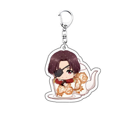 Anime WIND BREAKER 6cm acrylic Keychain key chain big stand brand Sakura-harusugita Keitaro  decoration key ring Gift