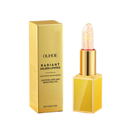 Gold Foil Moisturizing Lip Balm Moisturizes Brighten Lips Care Prevents Cracking Long Lasting No Fading Makeup Gloss Lipstick