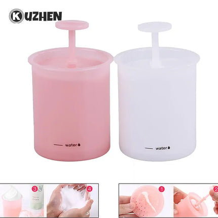 Portable Foam Maker Facial Cleanser Foam Cup Body Wash Bubble Maker Bubbler for Face Clean Tool Foam Maker Cup Bubble Foamer