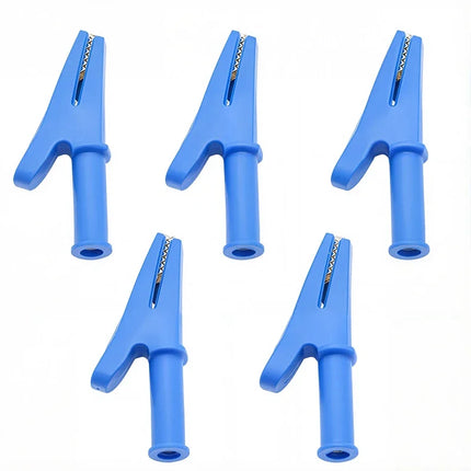 Alligator Crocodile Clip PVC  Insulated Handle Battery Test Clamp  Probe Connector Banana Plug  30A Electric Battery Welding