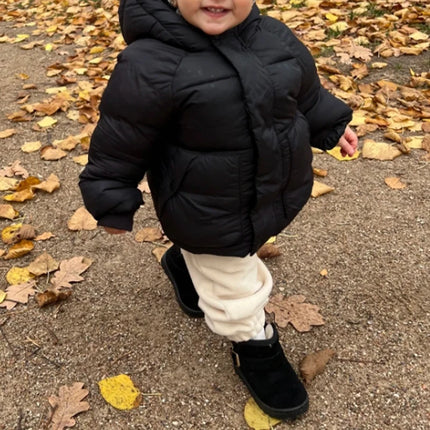 Children Snow Boots Winter Cute Warm Fashion Anti Slip Shoes Kids Boys Girls Leisure Thick Fur Platform Flat Short Boot Sneakers