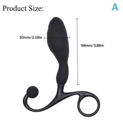 Silicone Anal Plugs Trainer Prostate Massage Butt Plugs Anal Sex Toys G-spot Clitoral Stimulation Anal Trainer Adult Products