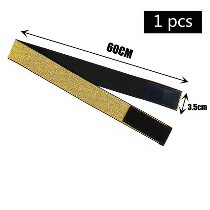 Fashion Hair Elastic Band For Wigs Adjustable Edge Scarf Elastic Headband With MagicTape for Women Lace Wigs