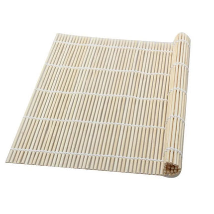 1Pcs Sushi Curtain Rolling Mat Sushi Spoon DIY Onigiri Rice Roller Kitchen Gadgets Cooking Accessories Bamboo Sushi Maker Tools